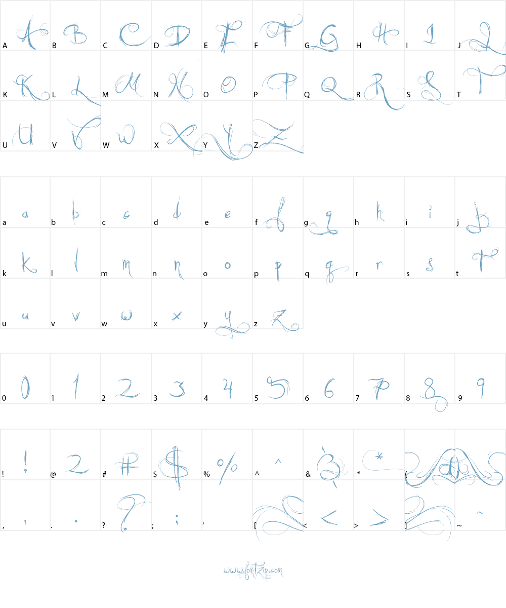 Jellyka Castle's Queen Font Character